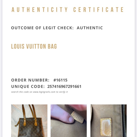Authentic LV Louis Vuitton bag - Picture 15 of 16